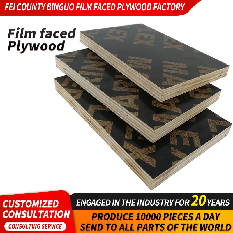 China Red Black Green Plywood Biz Standard Film Faced Plywood Manufacture Construction Hardwood Plywood
