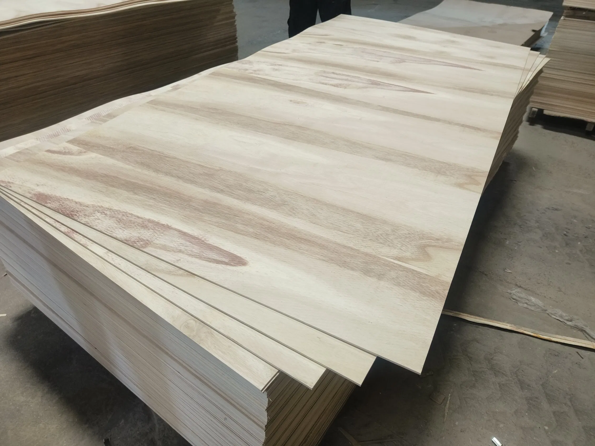 Full Paulownia Flexible Plywood Malaysia India Bent Plywood for Sale