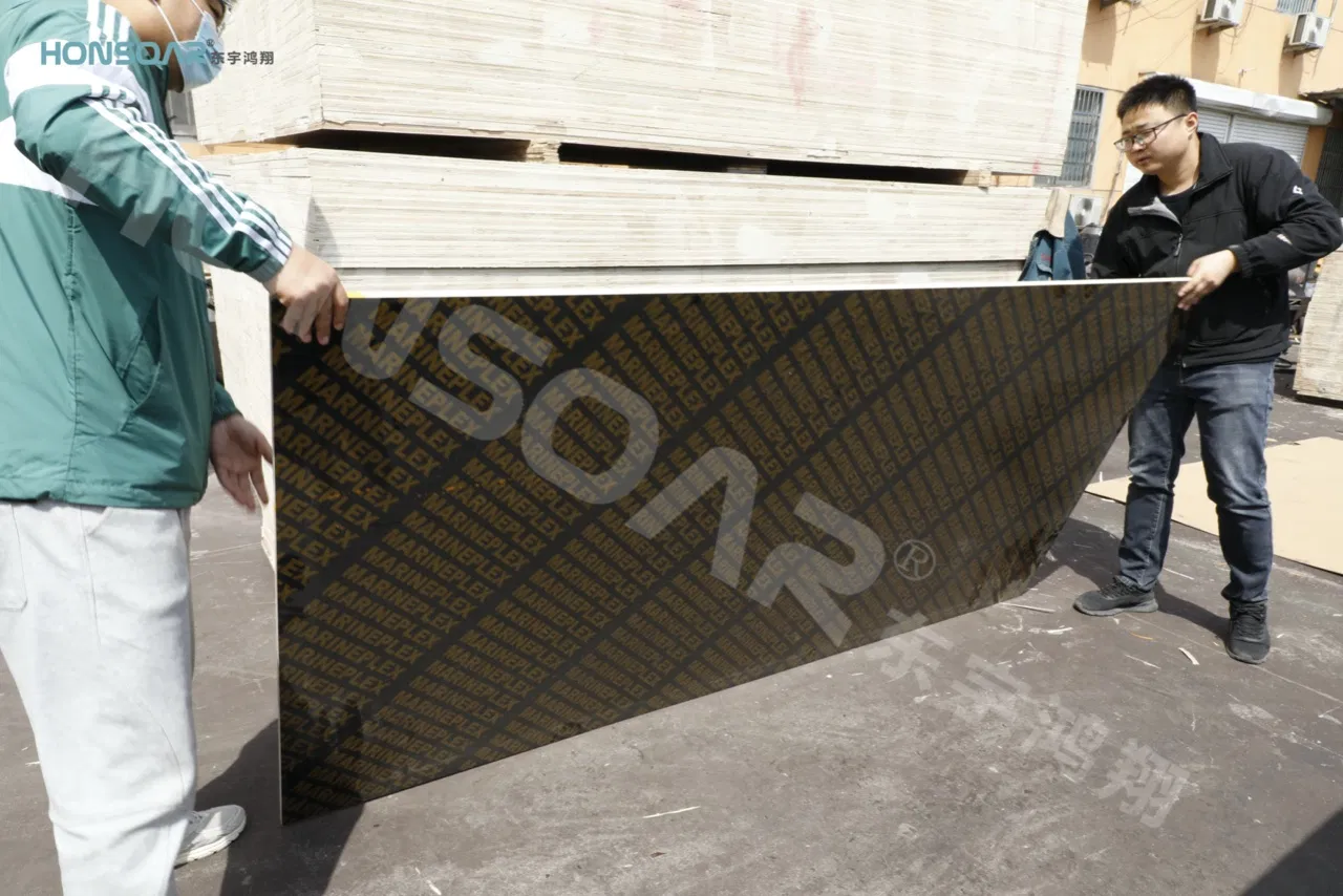 1220*2440mm Customized Film Faced Construction Fire Retardant Plywood for Sale
