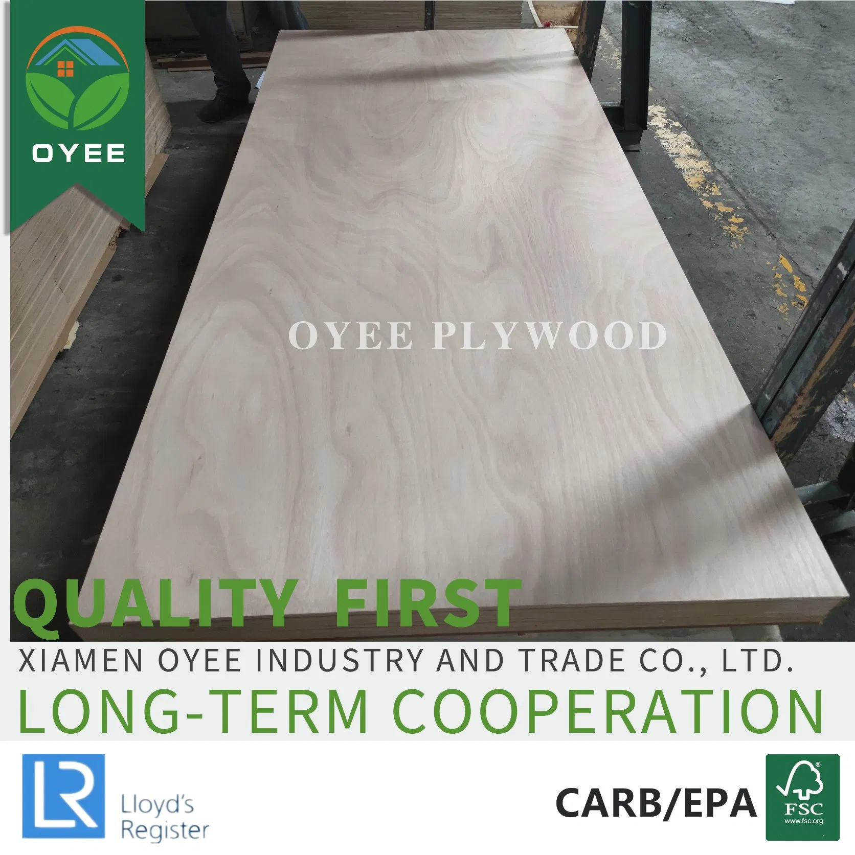 Hot Sale 1220X2440mm Furniture Grade Timber Plywood Redoak/Walnut/Sapele/Okoume Veneer Commercial Plywood