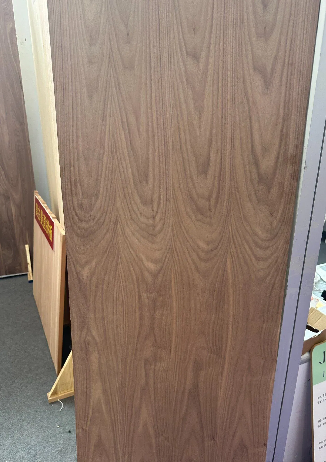 Black Walnut Veneered Fancy MDF Decorative Plywood for Cabinet