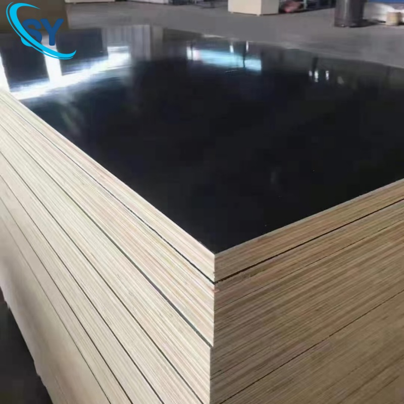 1250X2500X15mm 18mm Black Marine Bamboo Plywood Birch Wood Bamboo Birch Poplar Eucalyptus Film Faced Plywood Scaffolding Board Film Faced Plywood