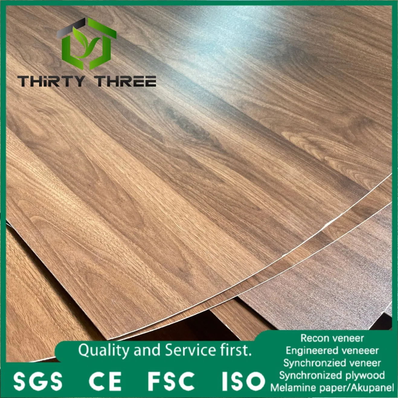 Chinese Wholesale AAA Recon Plywood for Melamine Paper Faced with High Density