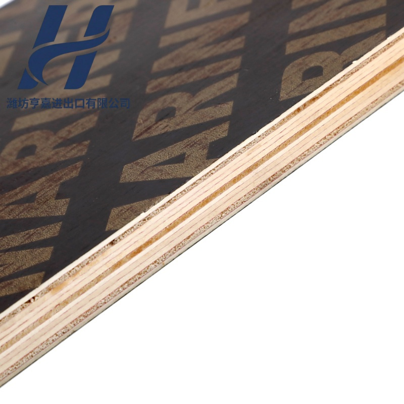 1220X2440mm 18mm Waterproof WBP Phenolic Glue Black Film Faced Plywood