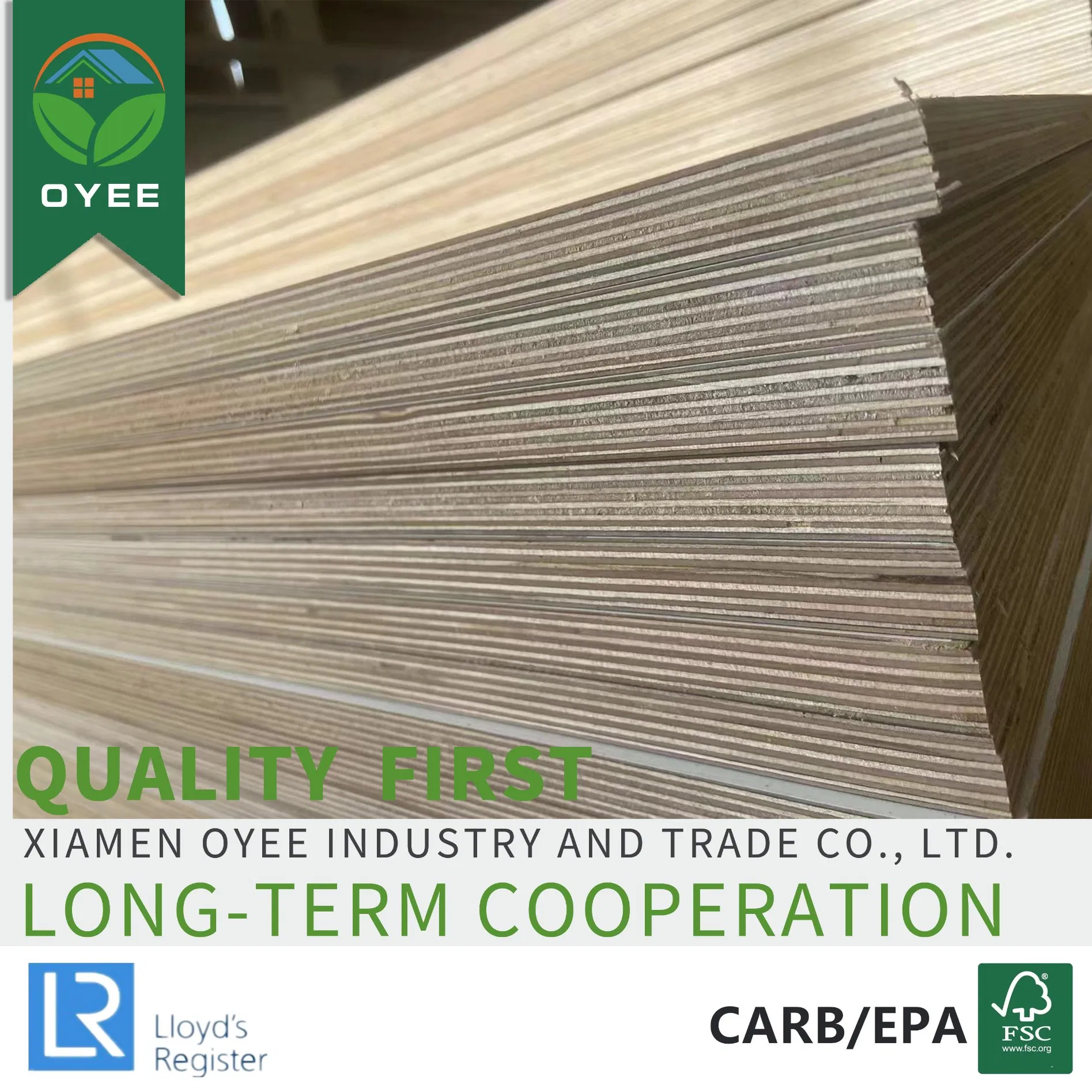 Hot Sale 1220X2440mm Furniture Grade Timber Plywood Redoak/Walnut/Sapele/Okoume Veneer Commercial Plywood