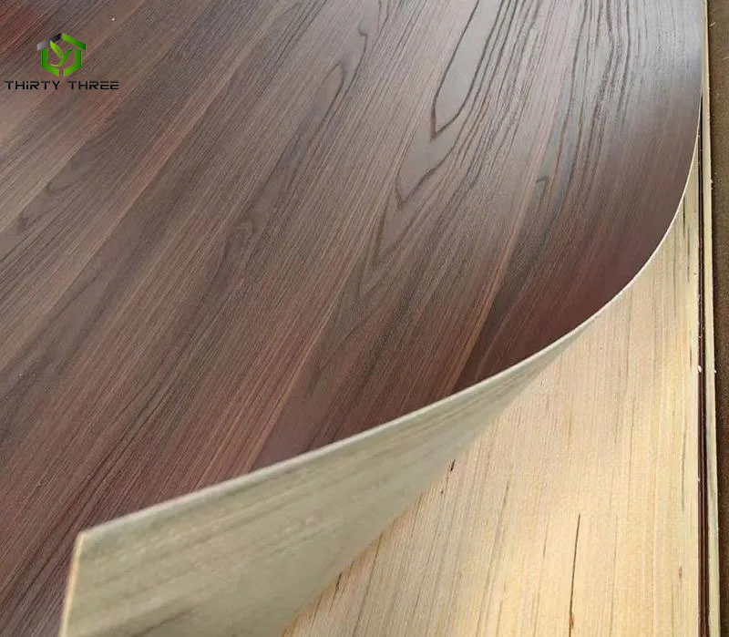 1.5mm Furniture Grade Melamine Faced Plywood Synchronized Recon Plywood for Furniture