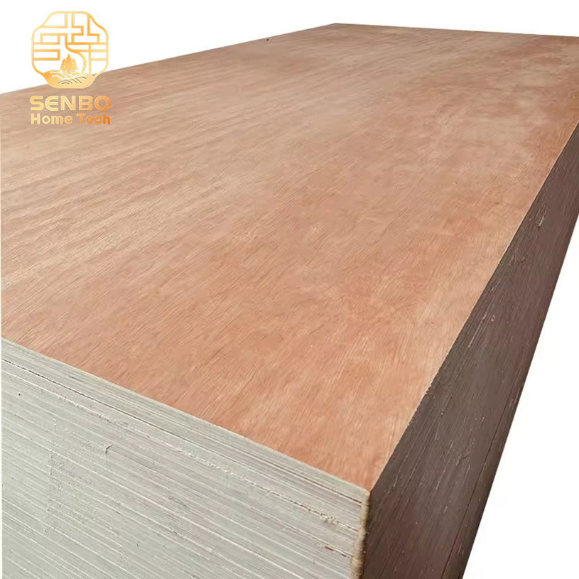 Foshan Best Price 1220*2440mm 15mm 18mm Commercial Birch Pine Sapele Okoume Wood Veneer Plywood for Furniture Decoration