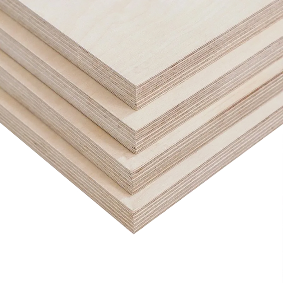Best Price Commercial Grade 3-35mm Waterproof Full Birch Plywood Boards for Furniture