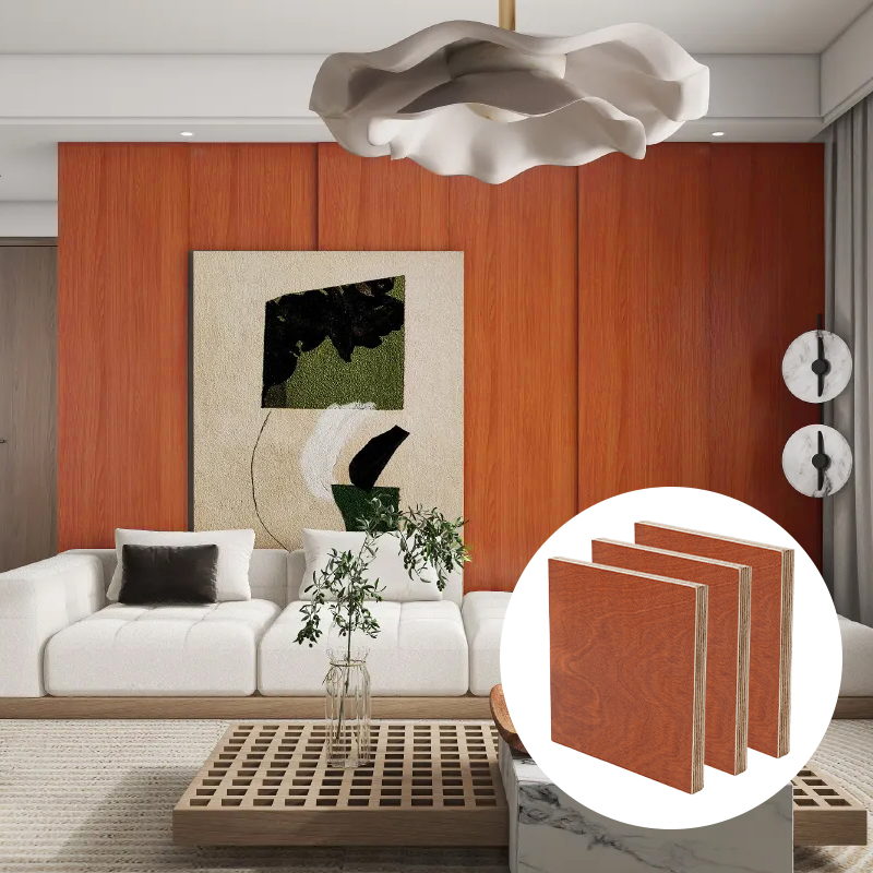 Decorative 18mm Laminated Marine Plywood Glossy White UV Birch/Eucalyptus Plywood