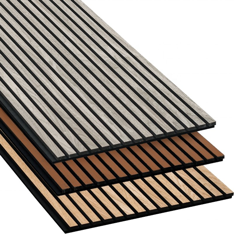 Modern Wood Slat Acoustic Panels for Stylish Soundproofing