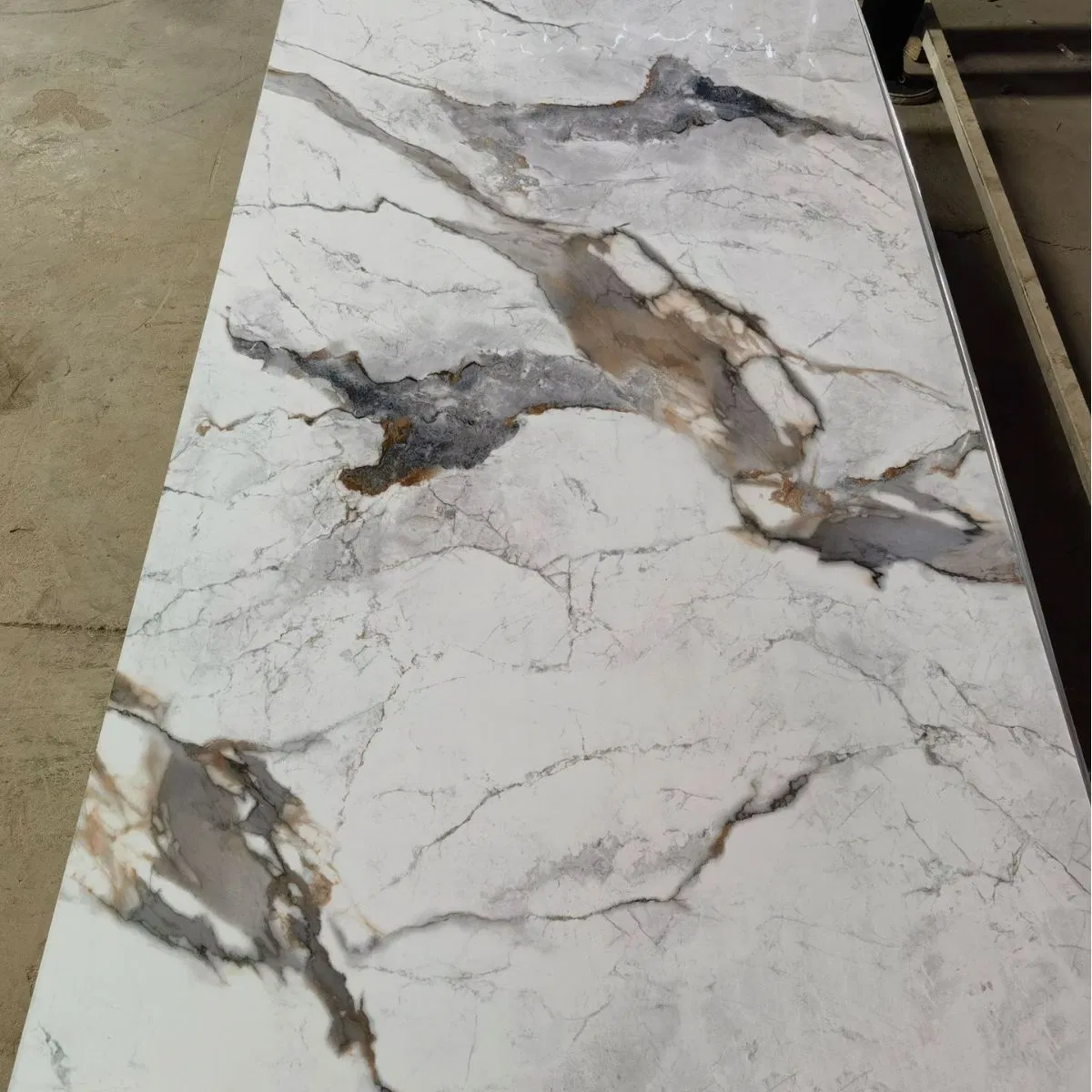 3D UV Sheet PVC Marble Sheet High Gloss UV Board