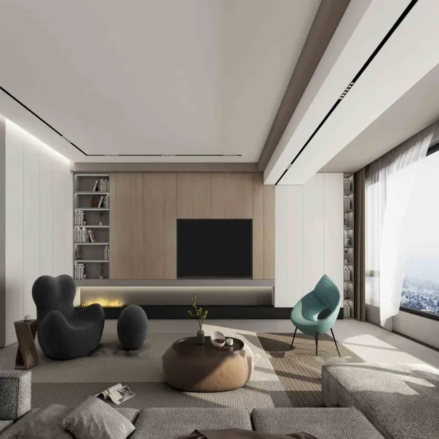 Wood Veneer PVC Wall Panel