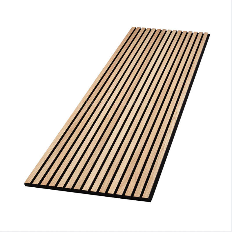Wholesale Home Decor Sound Proof Wooden Slat with MDF WPC Boards Sound Reduction Interior Decorative 3D Acoustic Wall Panel for Wooden Items