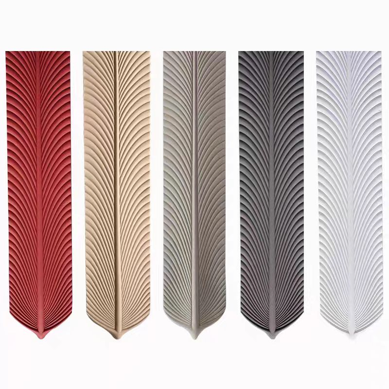 Feather Look PU Panel Top Quality Wall Tile 2023 Hot Sale Stone Veneer Silver Shine with Fair Price