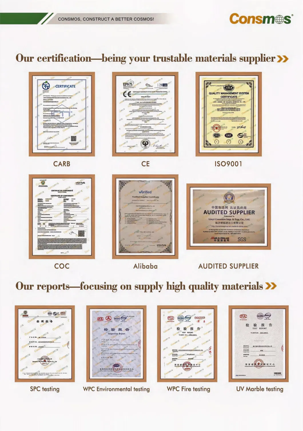 Product Certificates