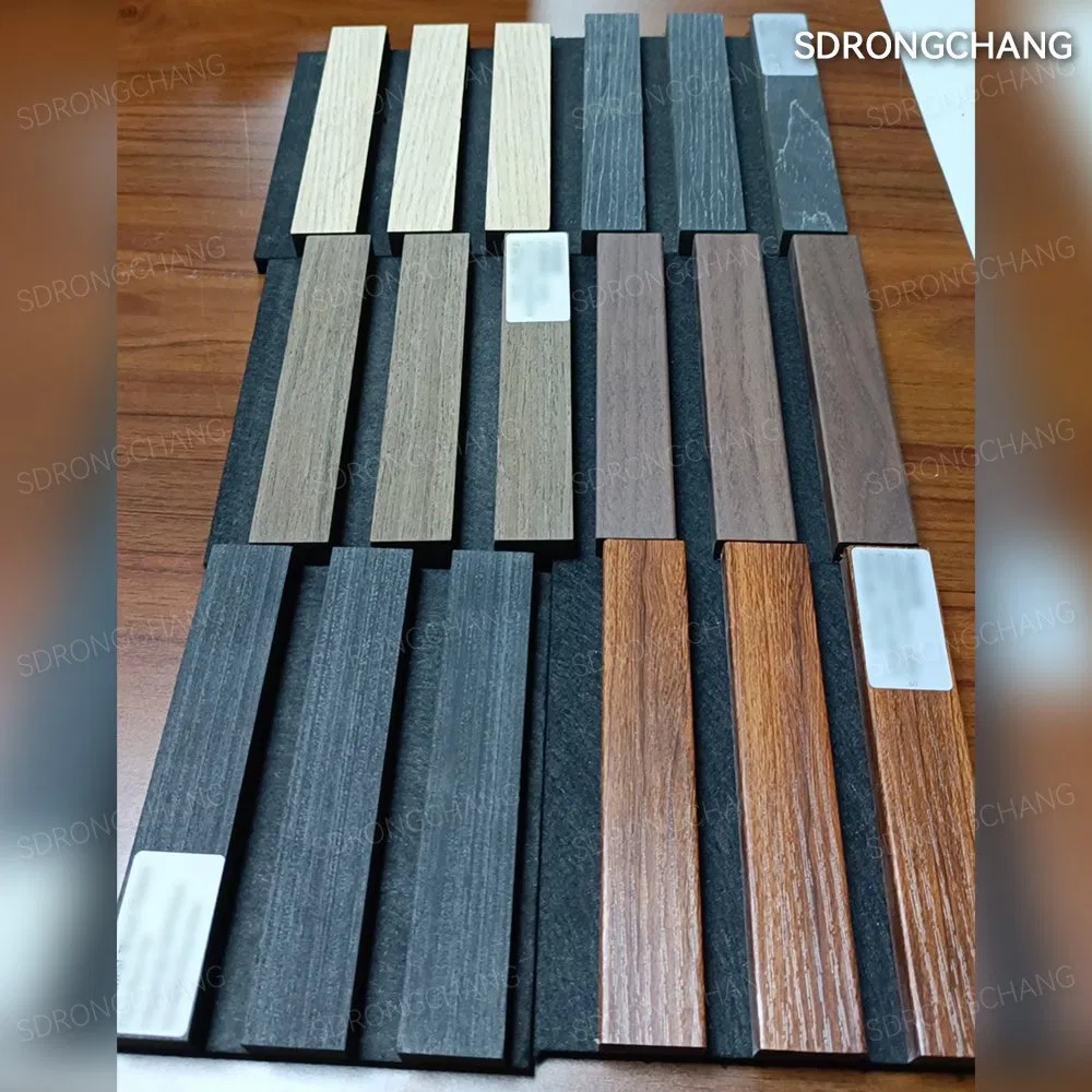 Good Price Natural Walnut MDF Akustik Panels Soundproof Wooden Wall Slat Acoustic Panel