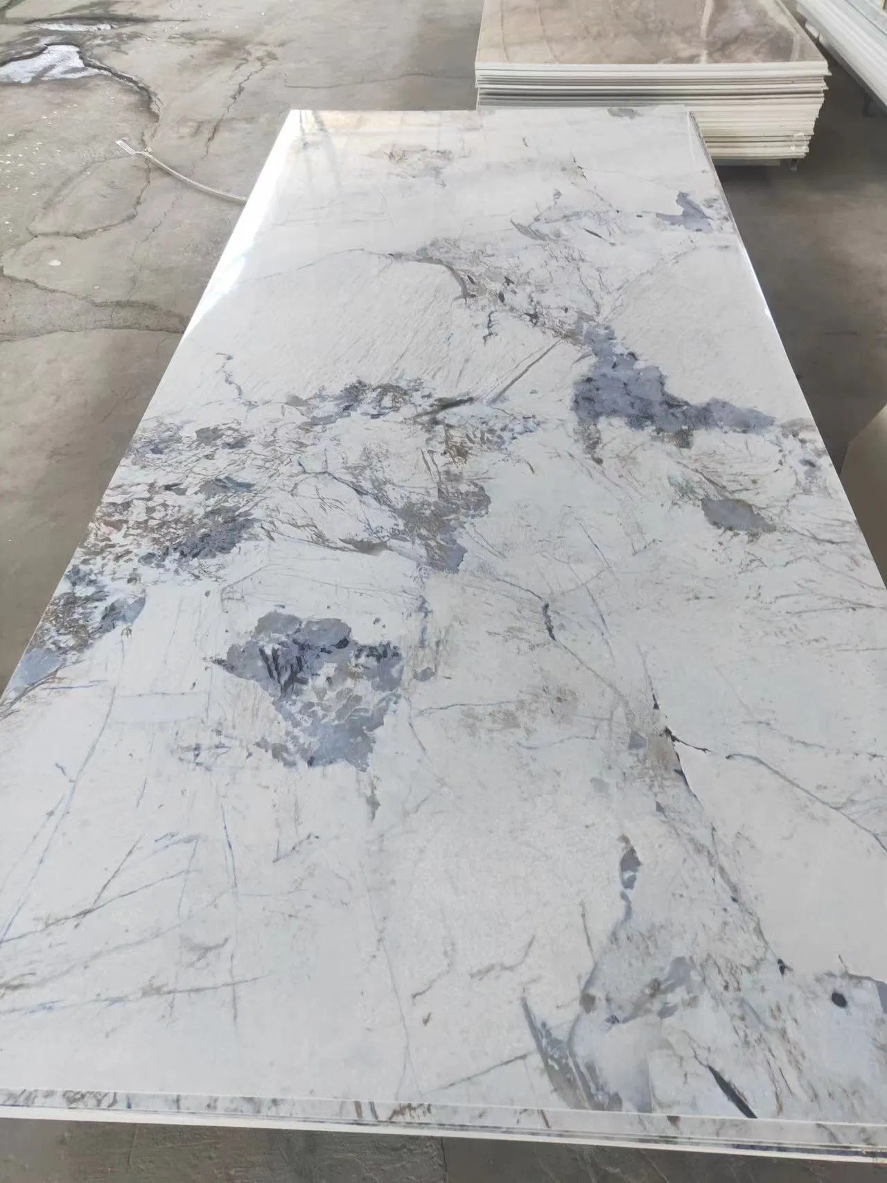 3D UV Sheet PVC Marble Sheet High Gloss UV Board
