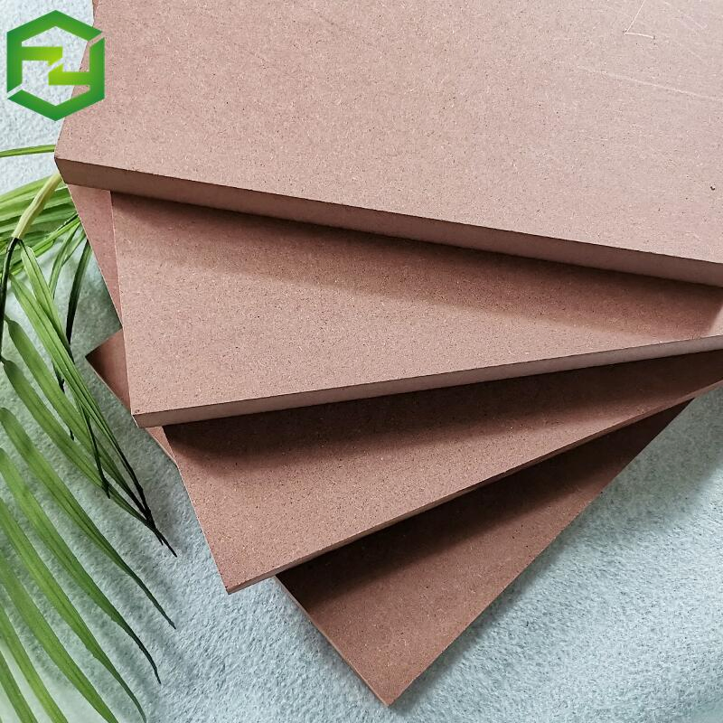 Red Color Fireproof Design MDF Board Fire Rated MDF / Fire Resistant Board / Fire Retardant MDF for Interior Furniture