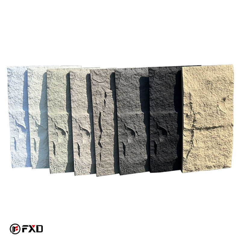 Peel-and-Stick PU Stone Panels for Temporary Decoration Needs