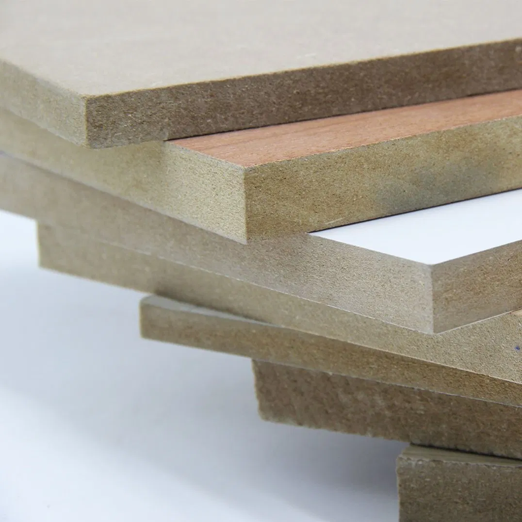 Factory Aduit Fire Rated Melamine Coated MDF Board UV MDF Wood Door Cabinet MDF Display Board