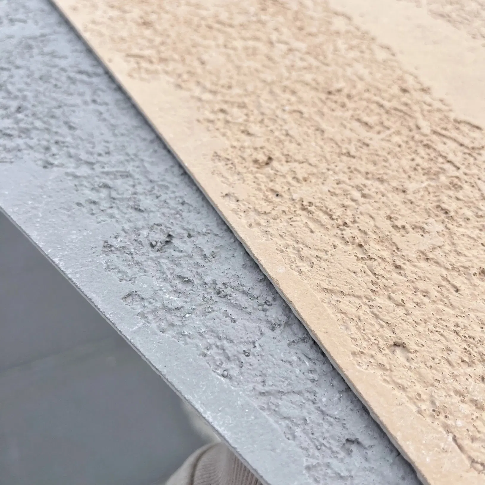 Wholesale Soft Travertin Stone Rammed Earth Slab Moisture-Resistant Flexible Wall Tile for Home Bathroom Kitchen