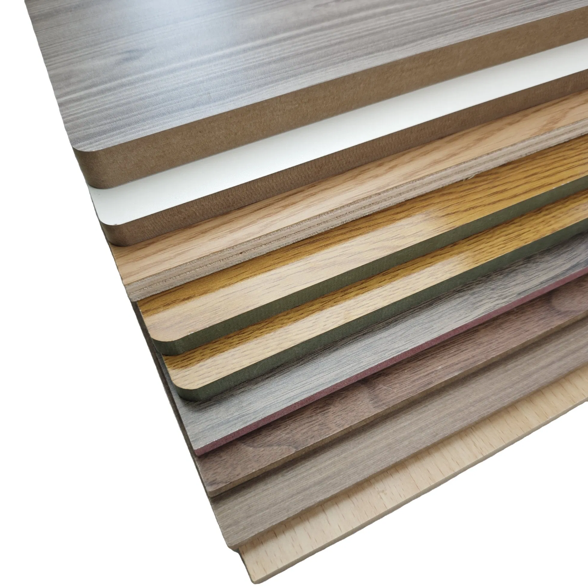 1220*2440 High Gloss UV Melamine HDF Board Modern Design Style for Furniture Usage E1 Formaldehyde Emission Standards