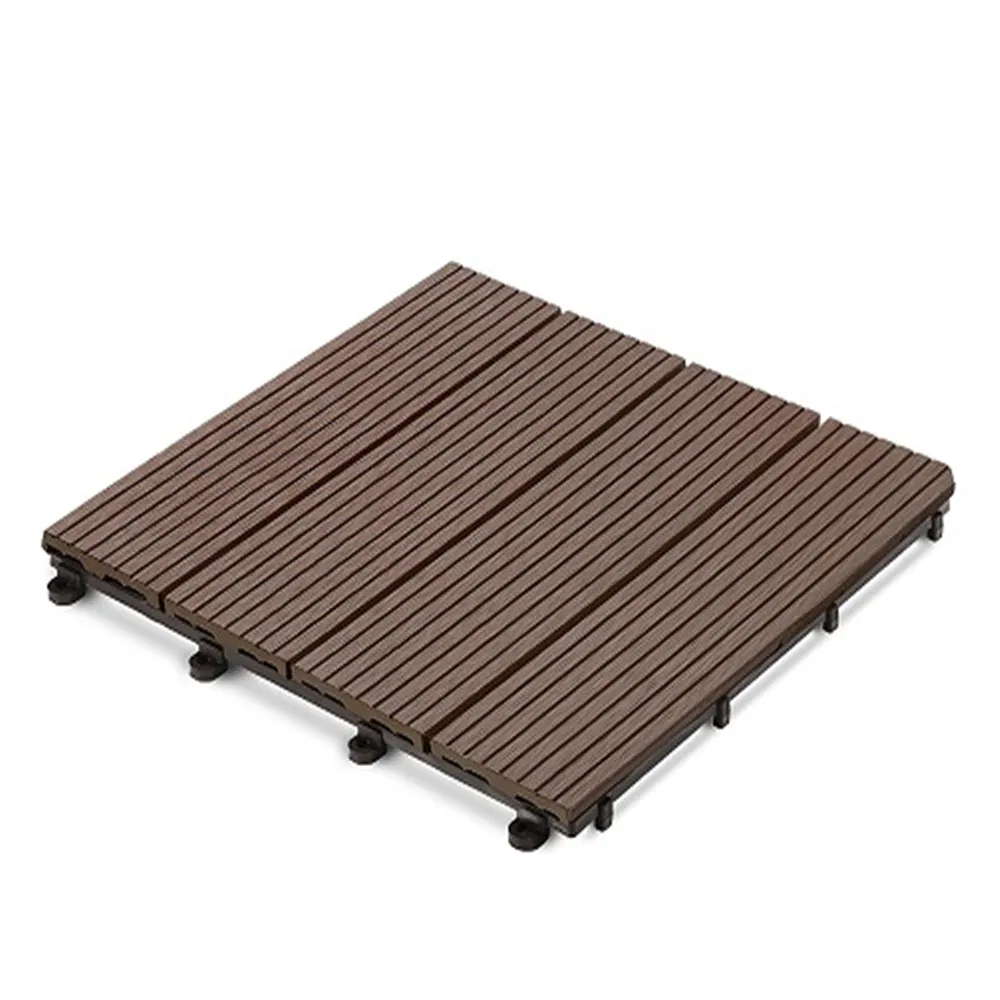 Waterproof Good Price Indoor/Outdoor Click Interlock Plastic WPC/Spc/PVC/Lvt/Vinyl Tile Wood Composite Plank/Board Floor Decking