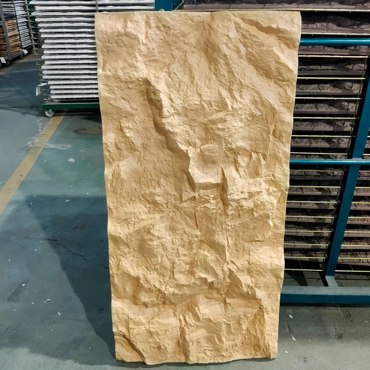 Black PU Stone Panel for House Wall Decoration