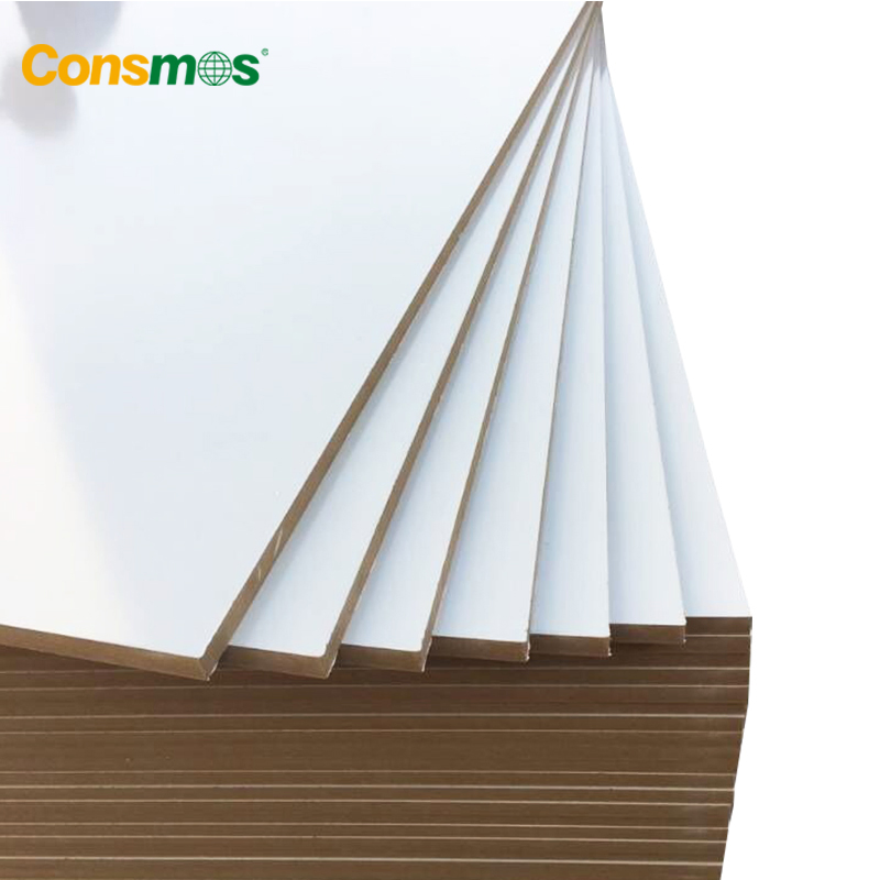 High Gloss1220mmx2440mm 18mm White Color UV Coated MDF Board