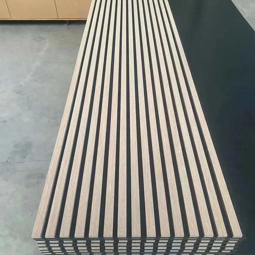 Modern Wood Slat Acoustic Panels for Stylish Soundproofing