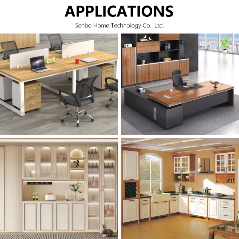 Made in China Coloured Faced Waterproof Sheet Melamine MDF Board