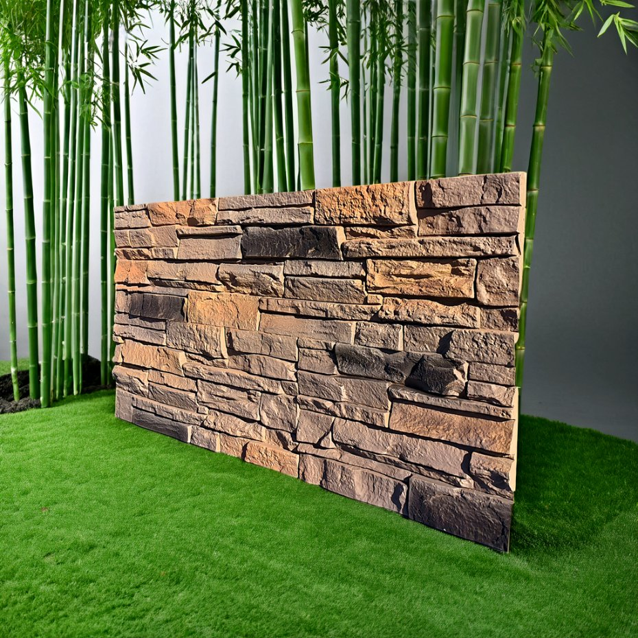 2025 New Design Outdoor Decorative Wall Panel 3D PU Faux Stone Wall Panel for Exterior Wall Decoration Faux Stone Panel Made of Polyurethane