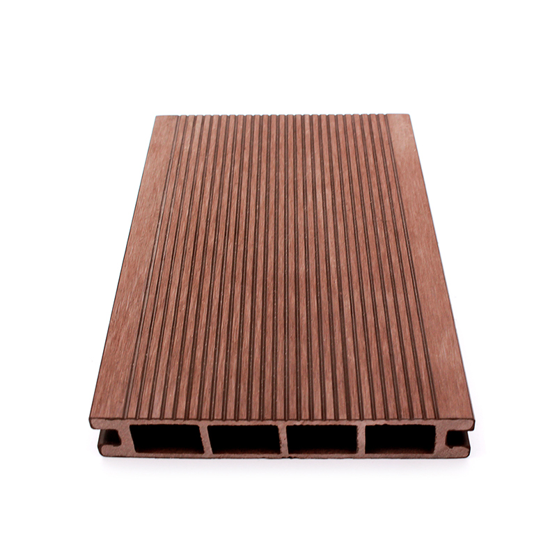 Exterior Terrace Wood Texture Alfresco WPC Flooring Panel Wood Plastic Composite Decking