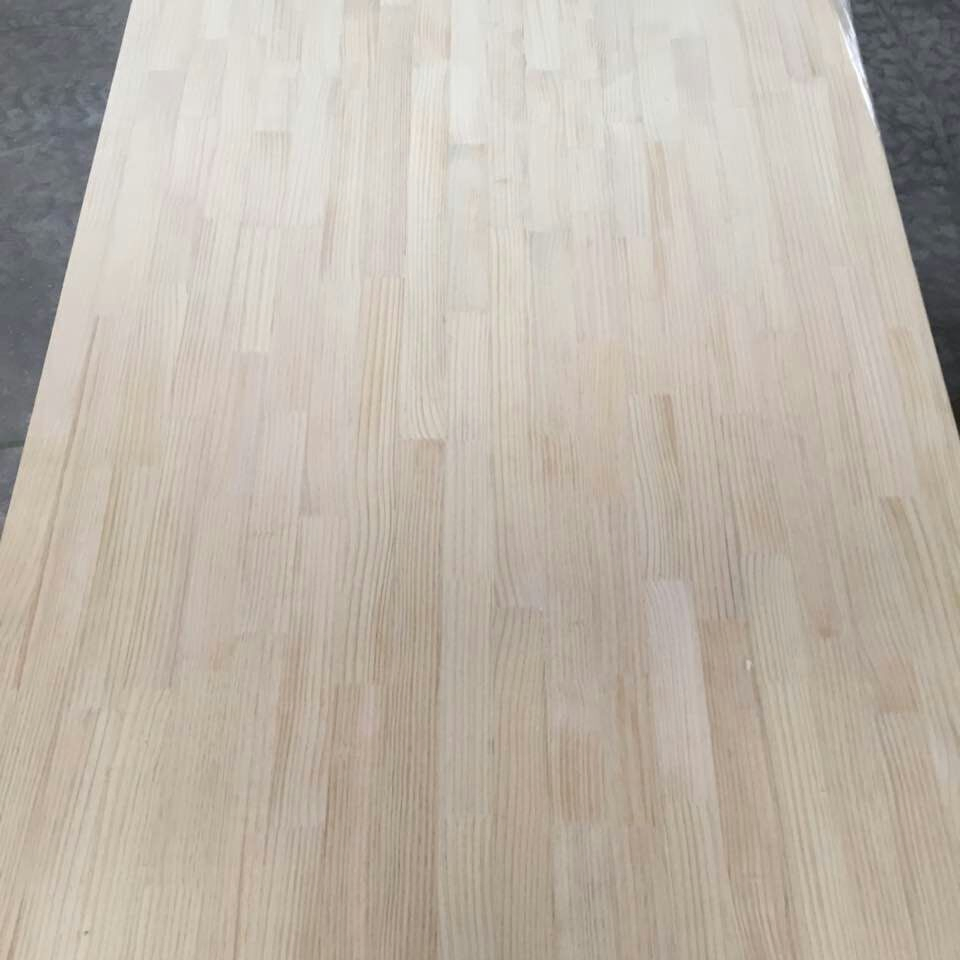 UV Coating Poplar Board Solid Wood Poplar Edge Glue Board High Gloss E0 Solid Wood Board