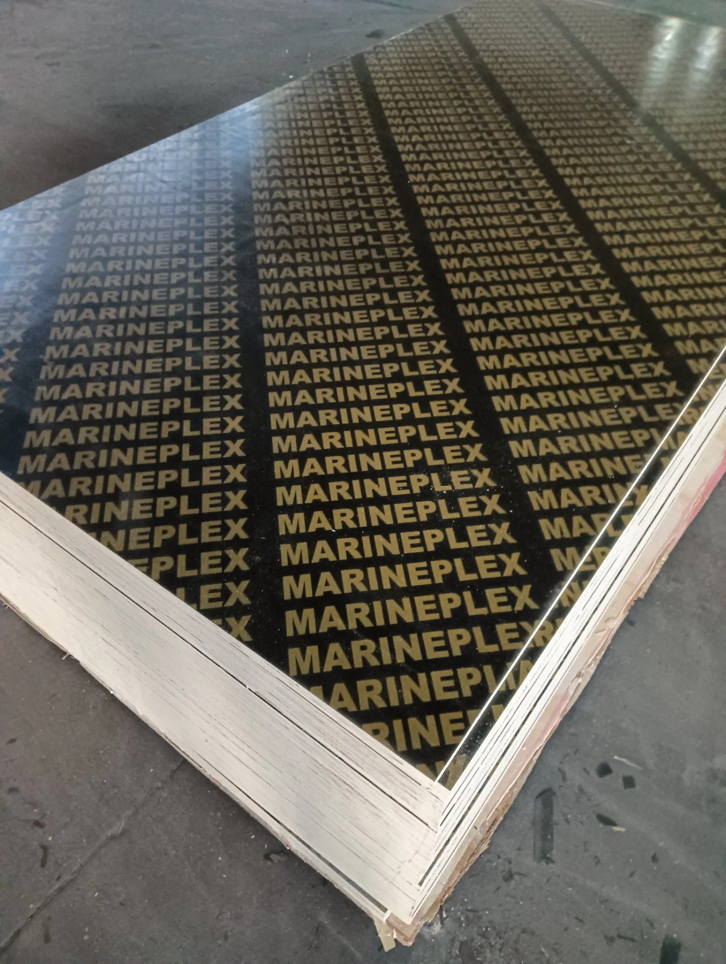 18mm 4X8 Formwork System Concrete Plywood Marine Formply Shuttering Plywood Waterproof Black Film Faced Construction Plywood for Building Framework China Supply