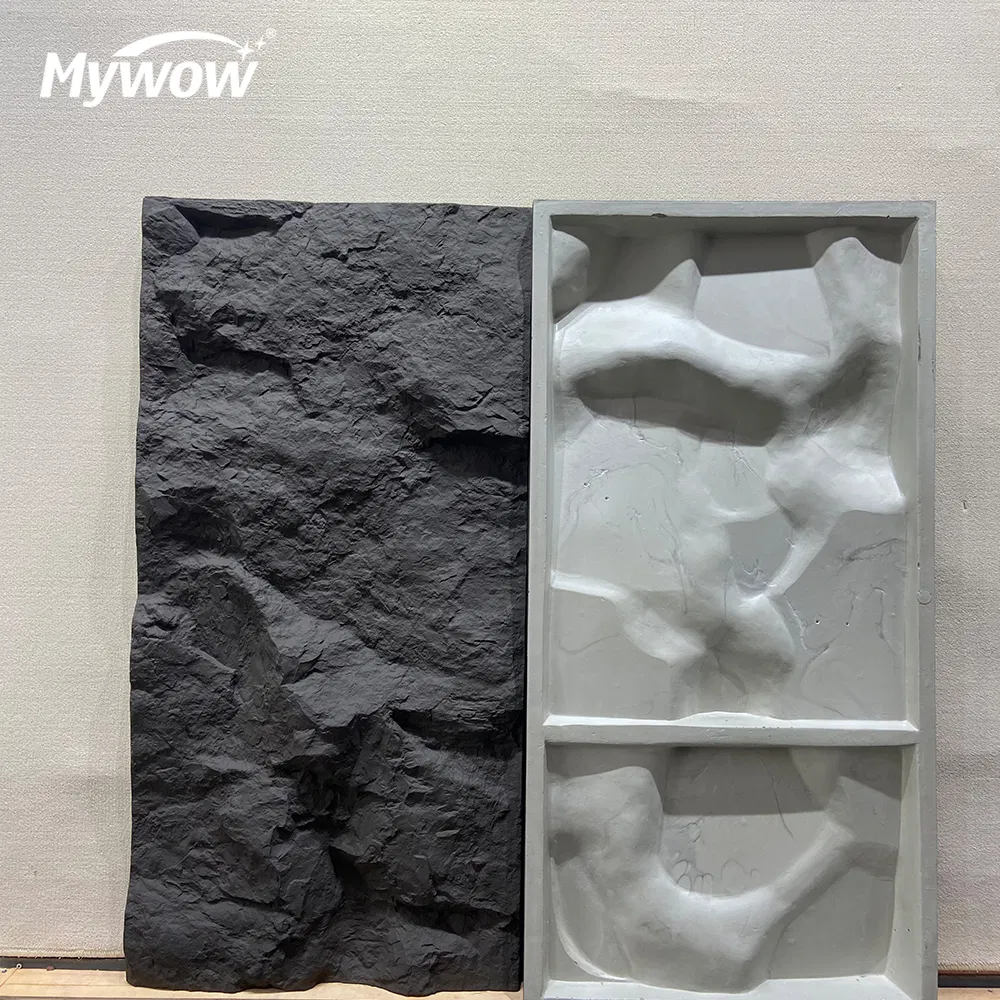 PU Stone Mushroom Face Panel