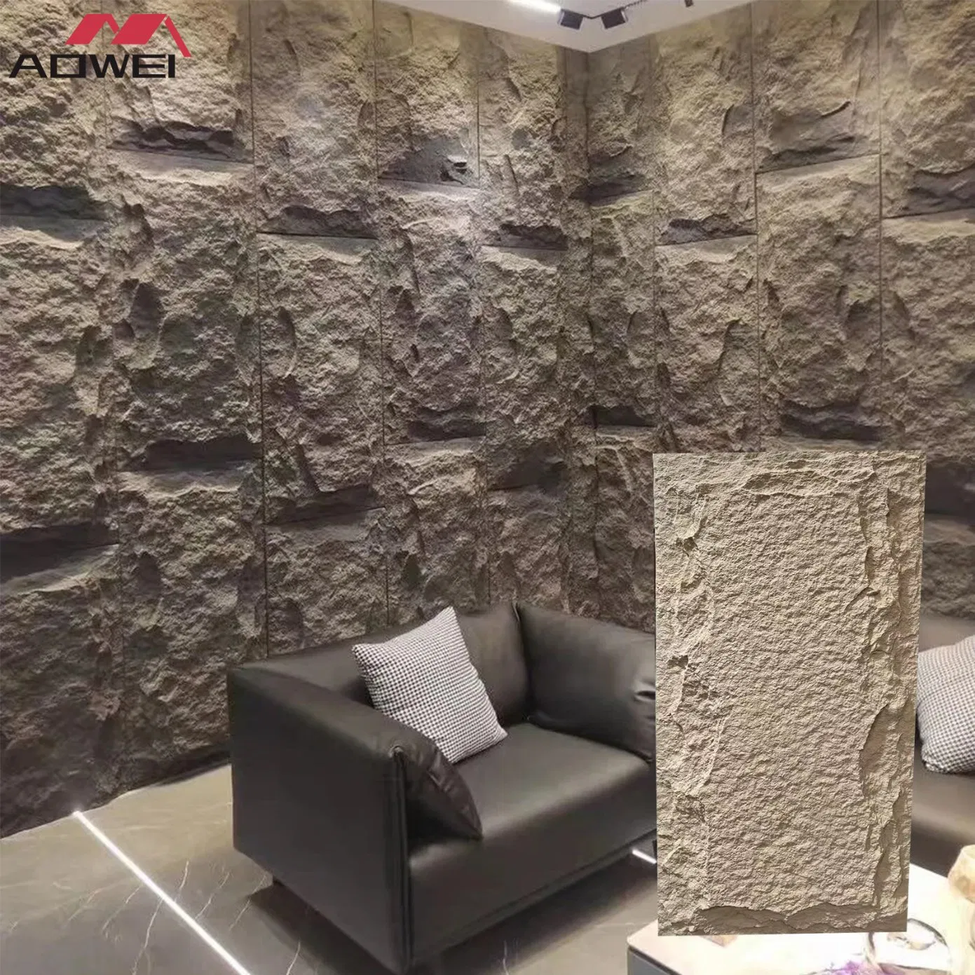 Premium Outdoor PU Stone Wall Panels for Exhibition Centers