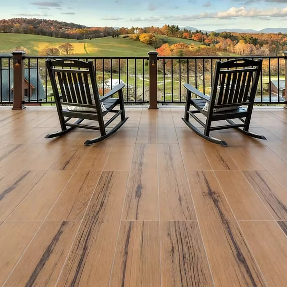 Waterproof Outdoor 21mm/23mm/25mm/30mm/40mm WPC Plastic Plank Flooring Wood Core PVC/WPC/Lvp/Lvt/Spc/Vinyl WPC Decking