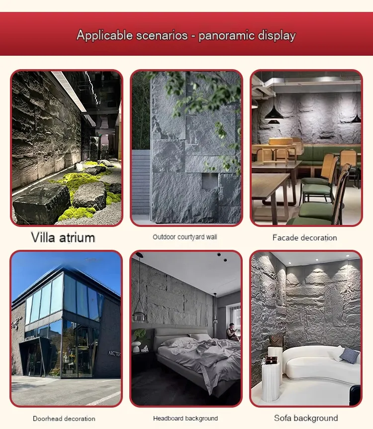 PU Stone Panel Display 8