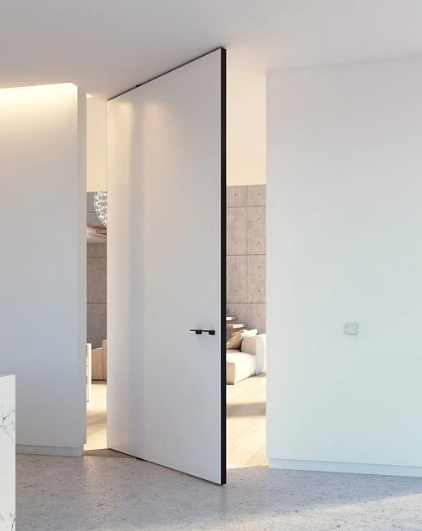 French Interior Fire Rated MDF Metal Security Steel Bedroom Door