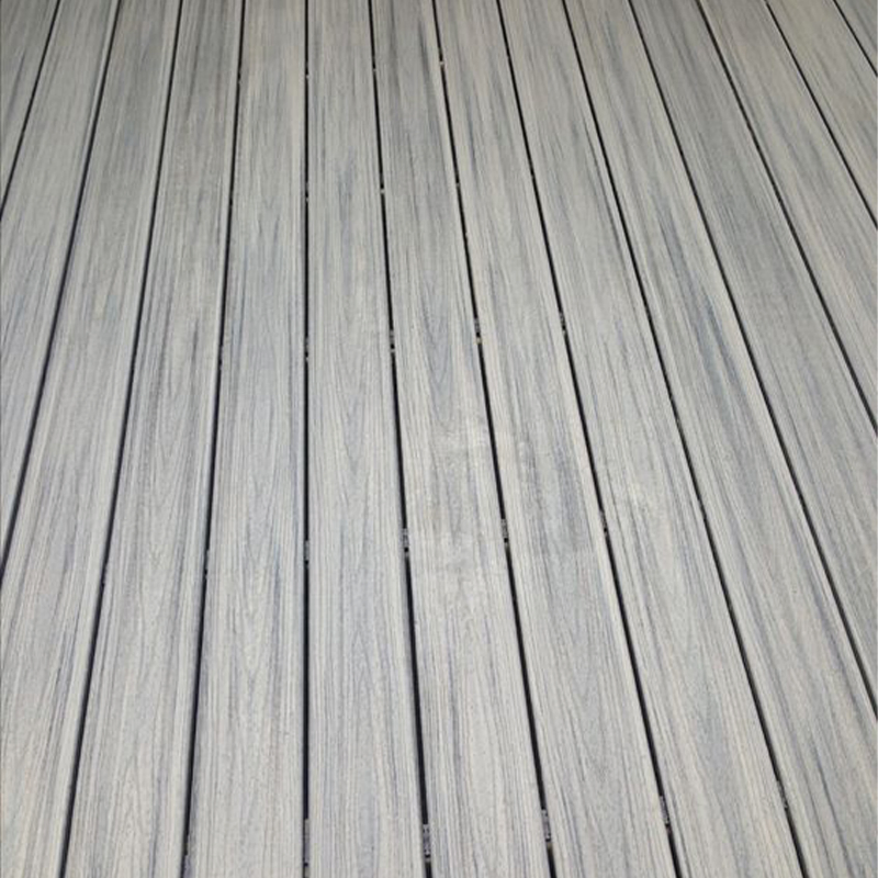 Building Material 3D Deep Embossed Outdoor WPC Board Grooved Composite Decking