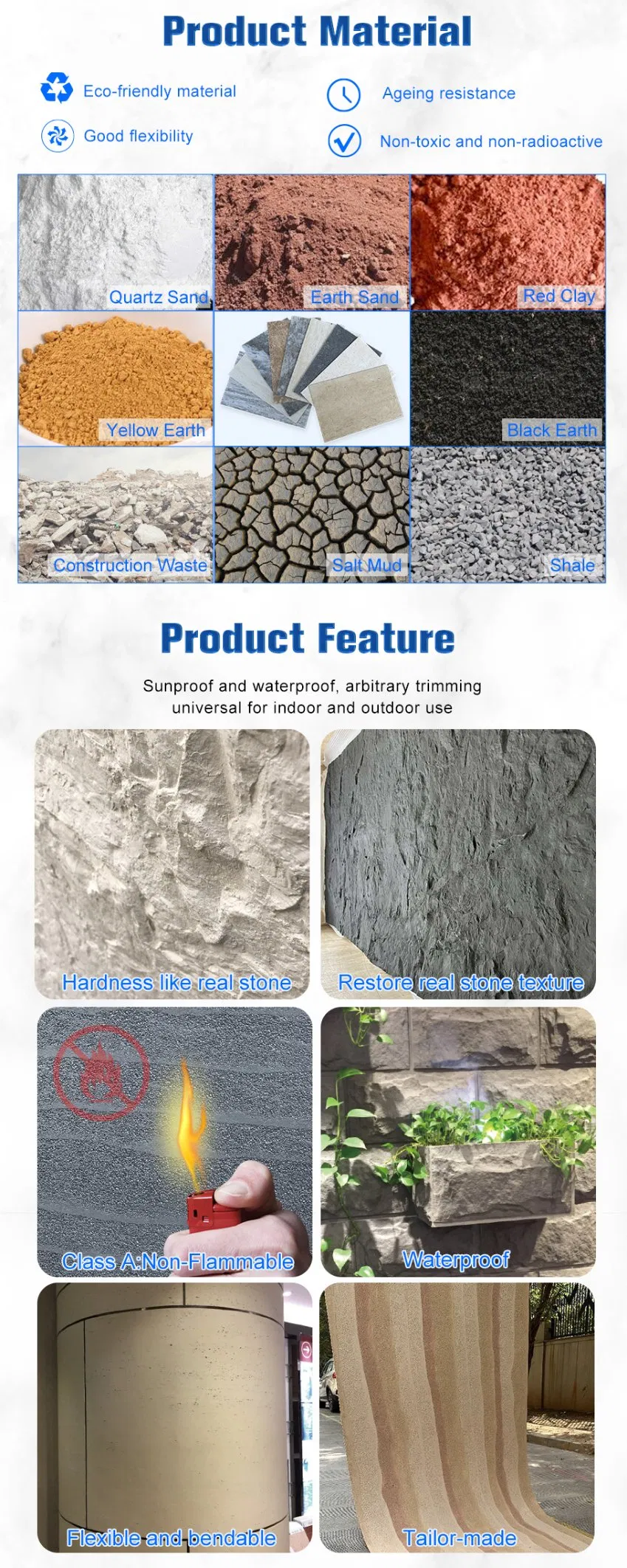 Flexible Stone Wall Cladding