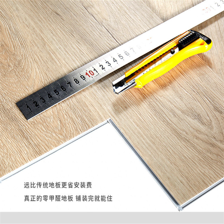 Waterproof 5mm Wooden Texture Click Rigid Core Vinyl Plank Spc Plastic Flooring