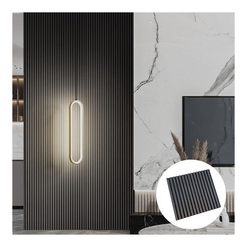 Home Decor Acoustic Slat Acoustic Foam Wooden MDF Panels for Bedroom