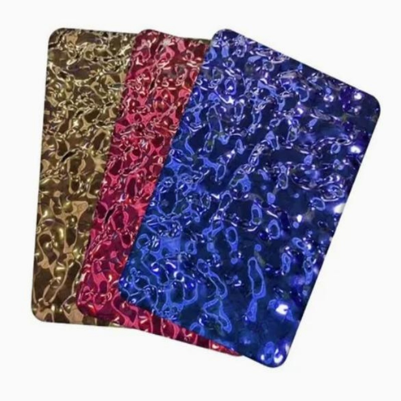 Building Material Interior Flexible 3D Marble Sheet Water Rippler Bamboo Fiber Board Charcoal Carbon Crystal Ceiling WPC/PVC/Spc Wall Panel