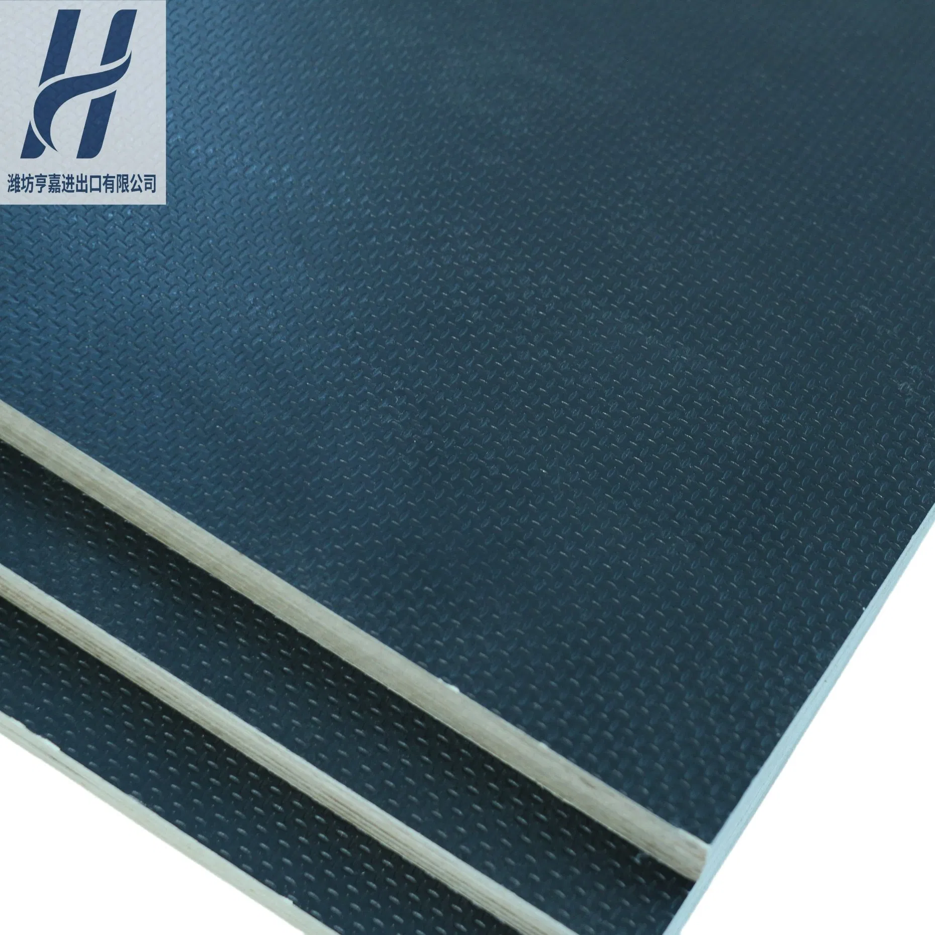 1220X2440mm 18mm Marine Concrete Construction Formwork Waterproof WBP Phenolic Glue Black Film Faced Shuttering Plywood Board