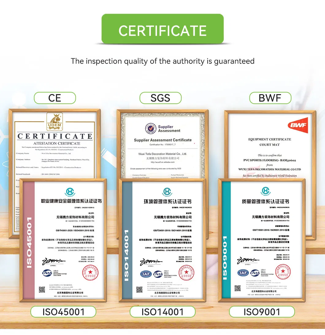 Certifications