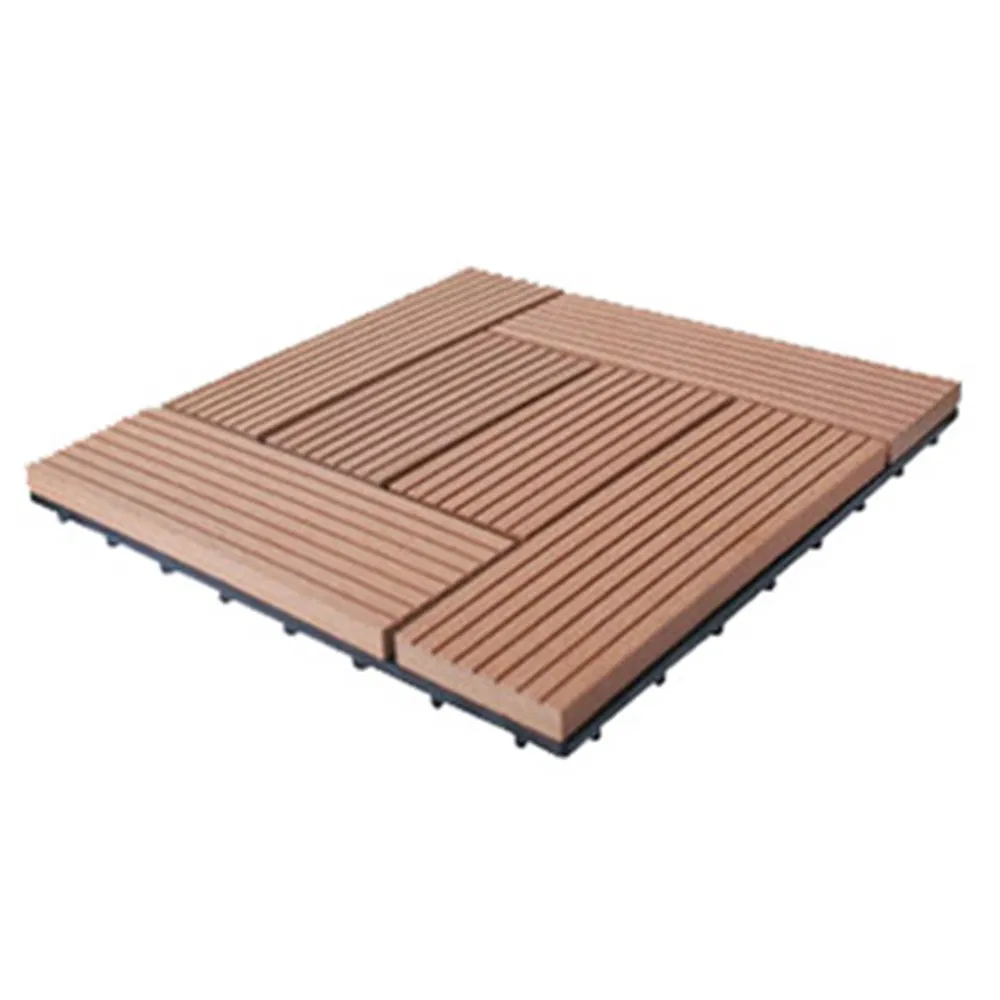 Waterproof Good Price Indoor/Outdoor Click Interlock Plastic WPC/Spc/PVC/Lvt/Vinyl Tile Wood Composite Plank/Board Floor Decking