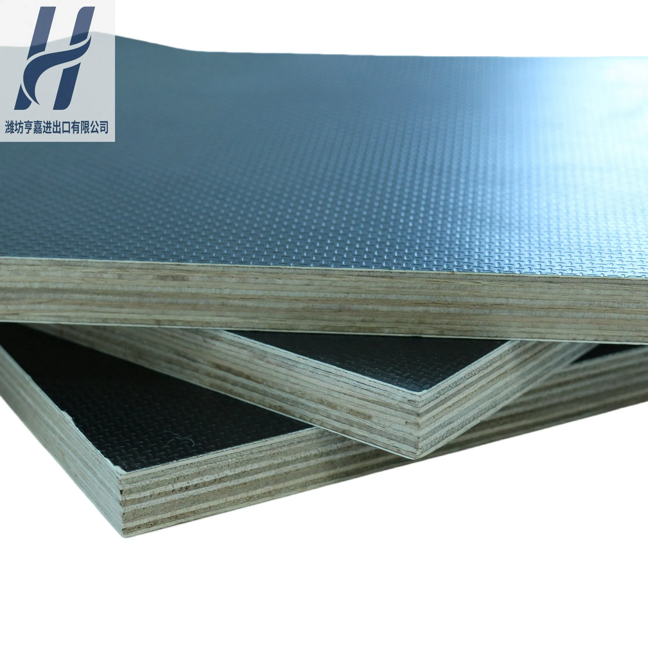 1220X2440mm 18mm Marine Concrete Construction Formwork Waterproof WBP Phenolic Glue Black Film Faced Shuttering Plywood Board