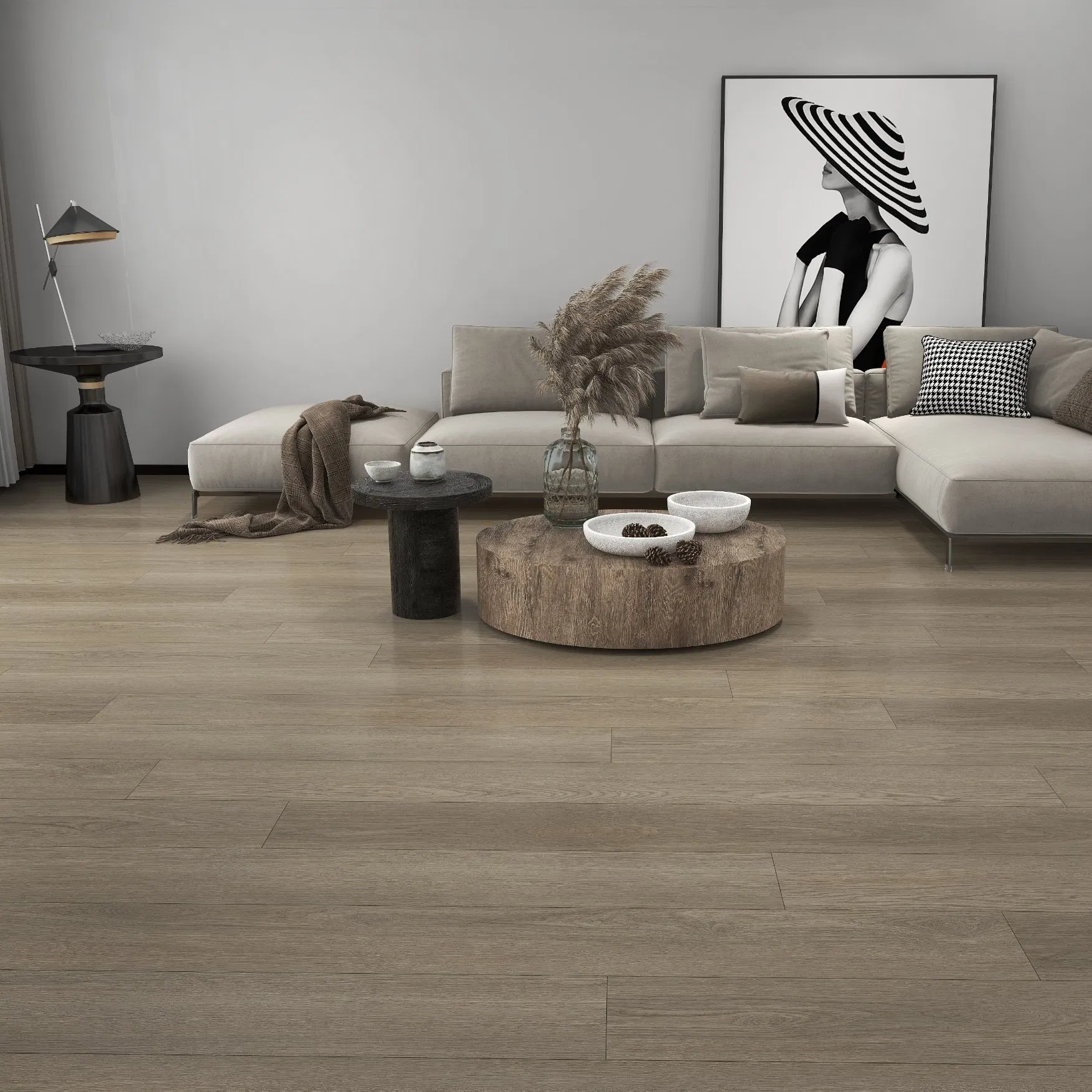 PVC Deck Floor Style Piso PVC Spc Flooring Tile Panel Plank Creates Outdoor Feel Bestselling Uzbekistan Spc Floor